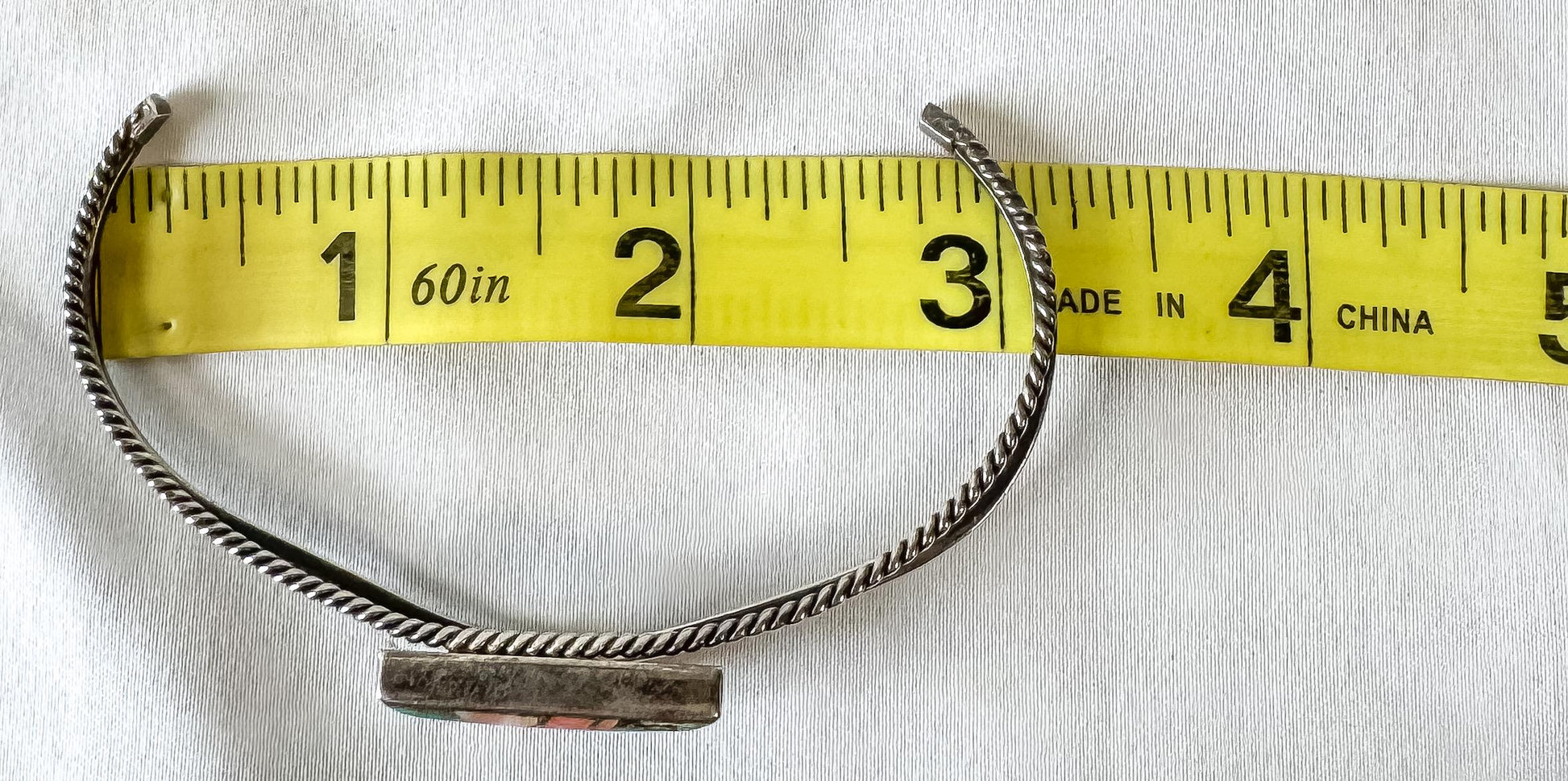 Vintage J. Charley Sterling Turquoise Coral Triangle Cuff Adjustable Bracelet, Vintage Unique Navajo Native American Boho Bracelet