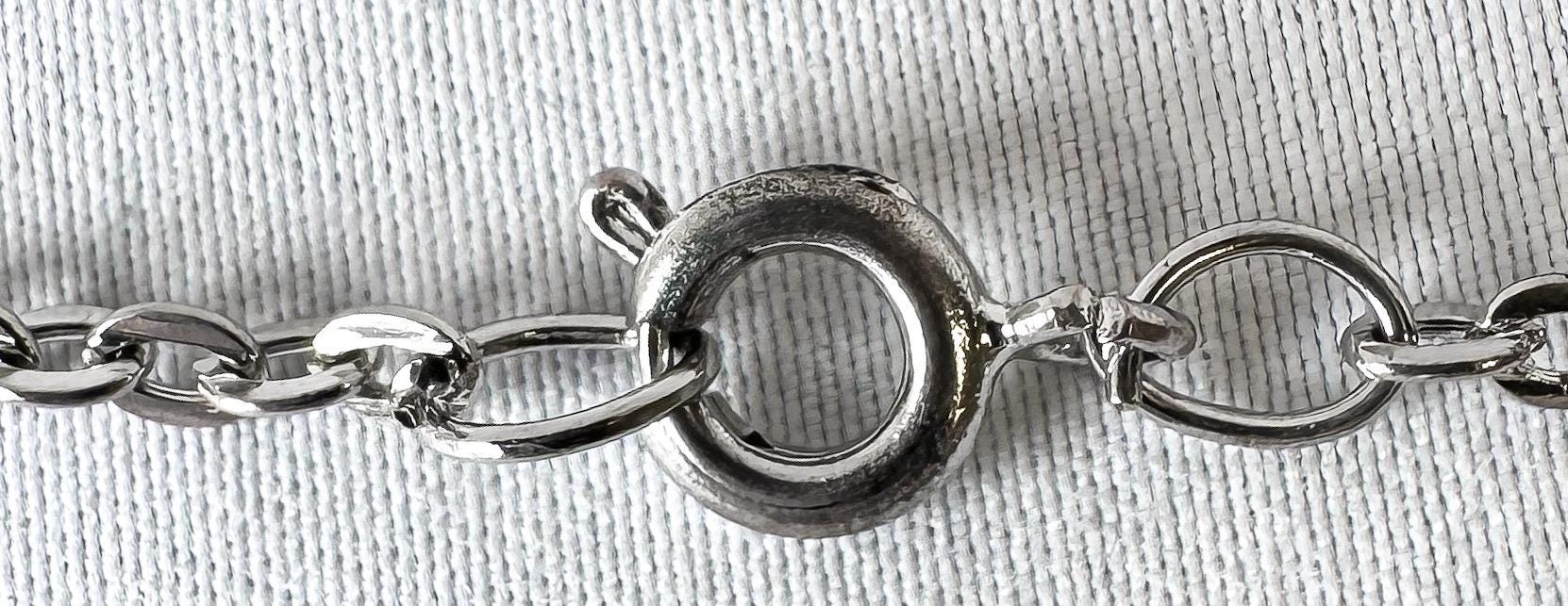 Vintage Silpada 925 Onyx Square Double Frame Pendant on 16" Chain, Unique Boho Western Navajo Necklace