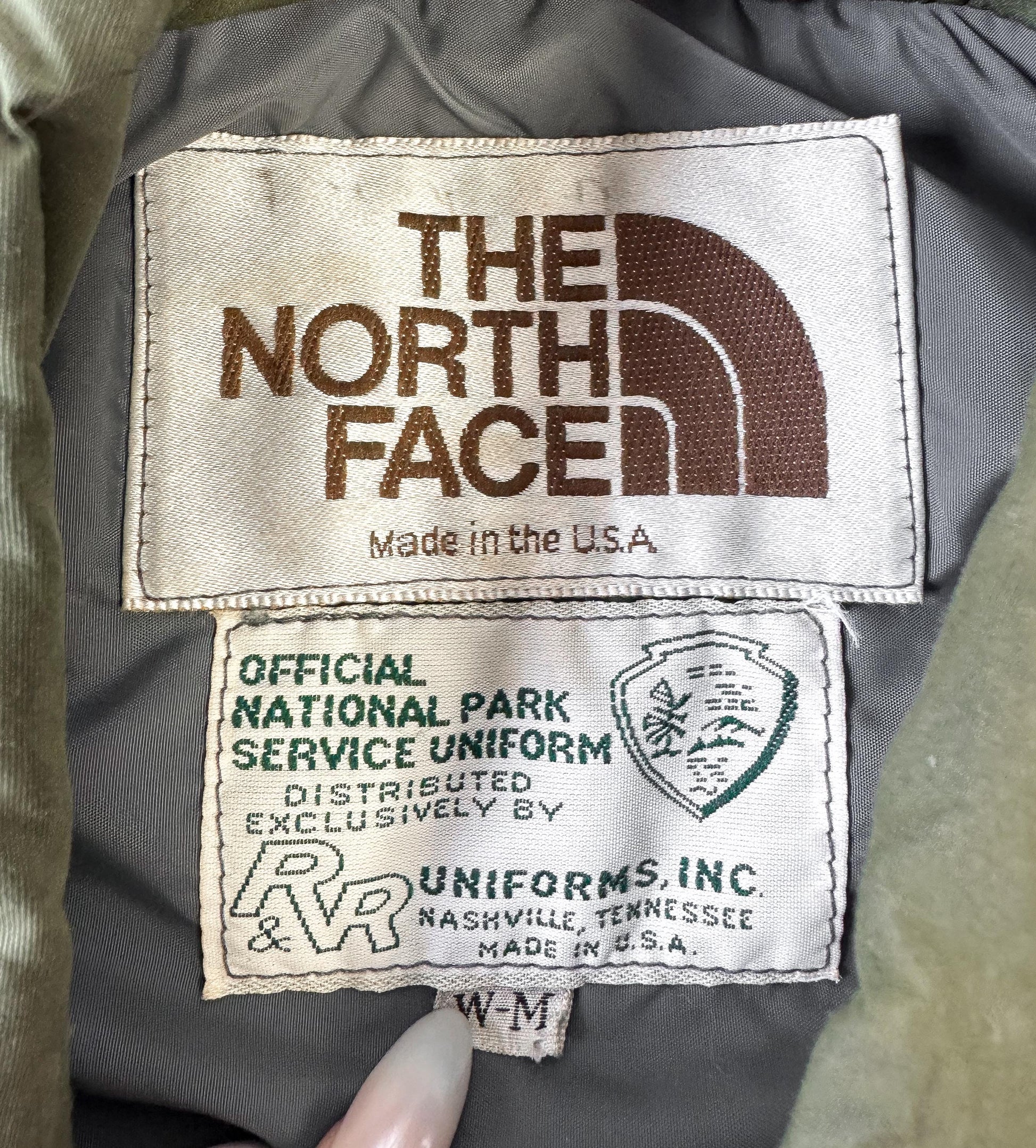 Vintage 90s The North Face Olive Green Quilted Vest, Women's Sz. S