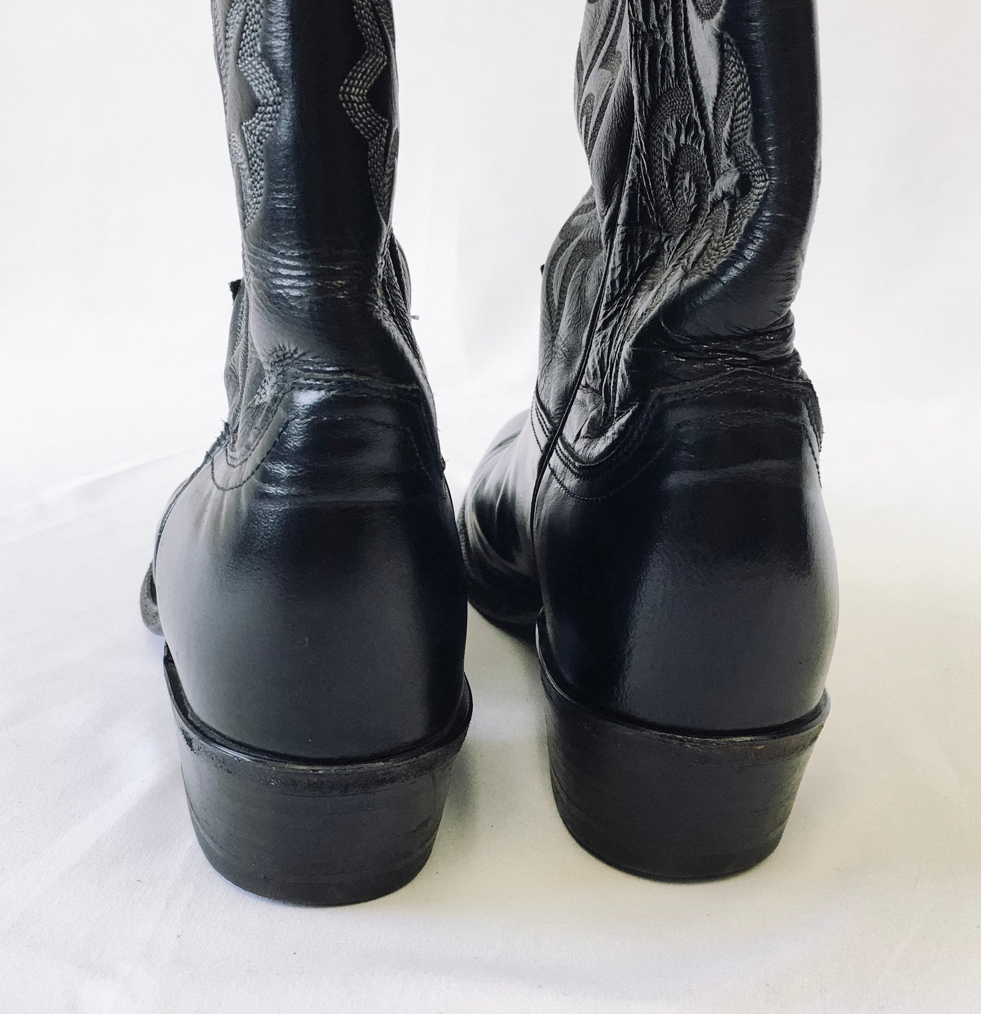 Vintage Leather JUSTIN Western Cowboy Boots, Women's sz. 10