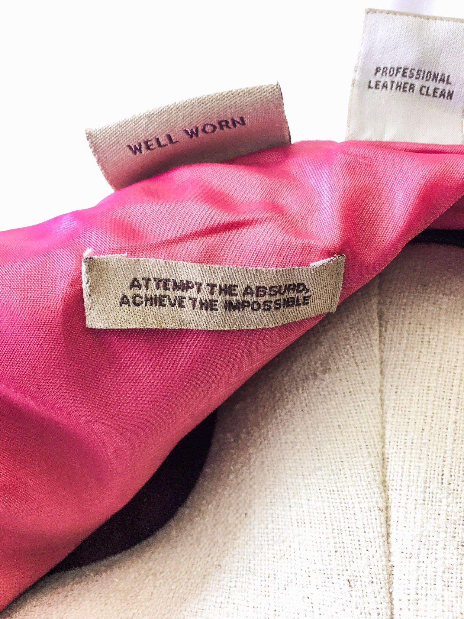 Vintage Ruff Hewn Pink Dusty Rose 100% Genuine Leather Zip Up Vest, Pink Suede Vest, sz. M