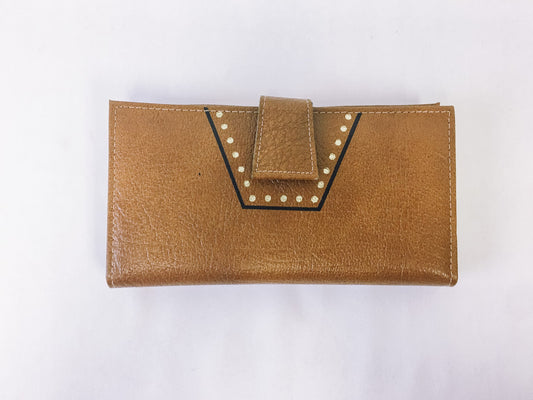 Vintage Billpak "Artisans in Leather" Brown Leather Wallet