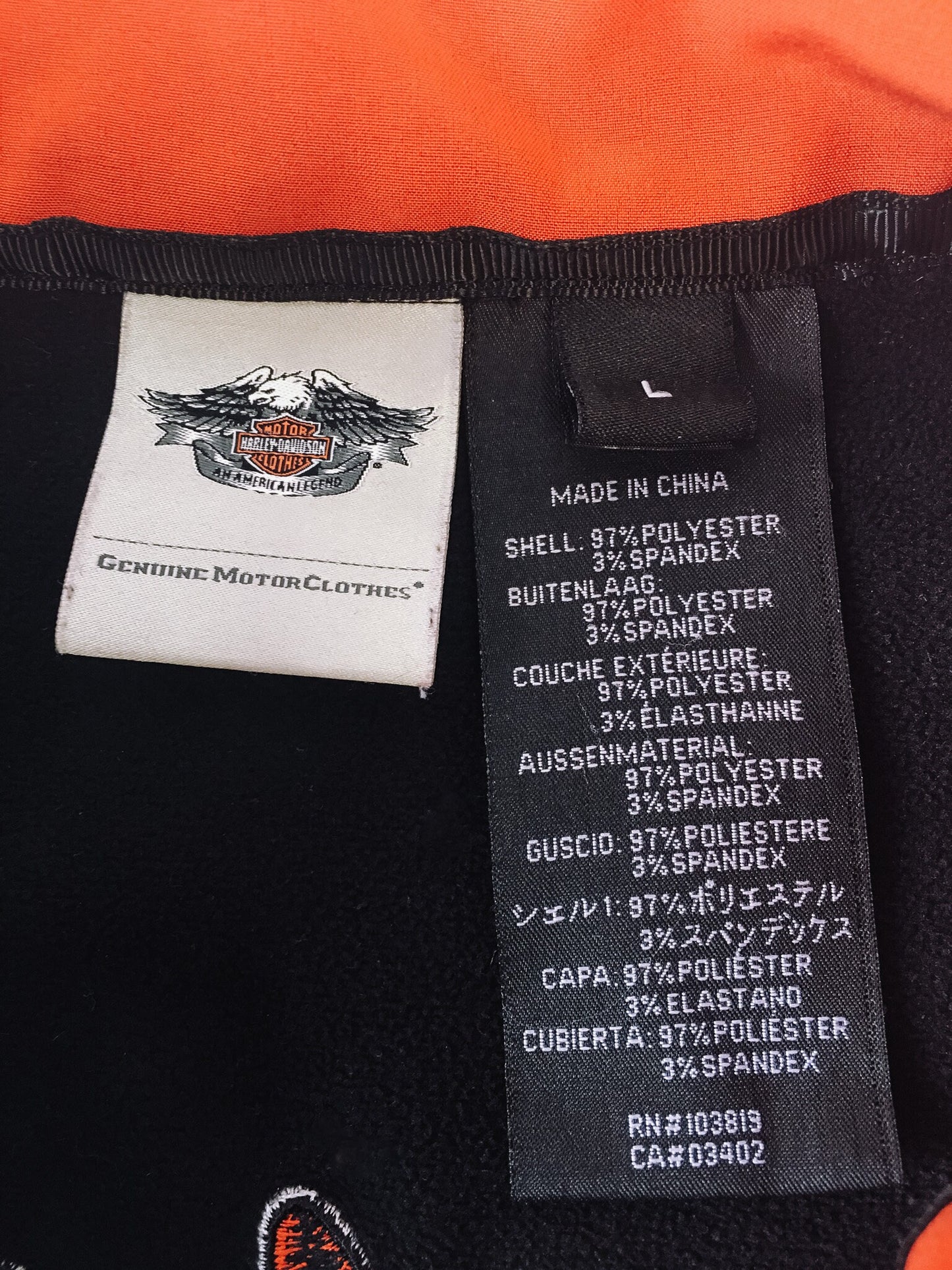 Vintage Harley Davidson Full-Zip Jacket, Women's Sz. L