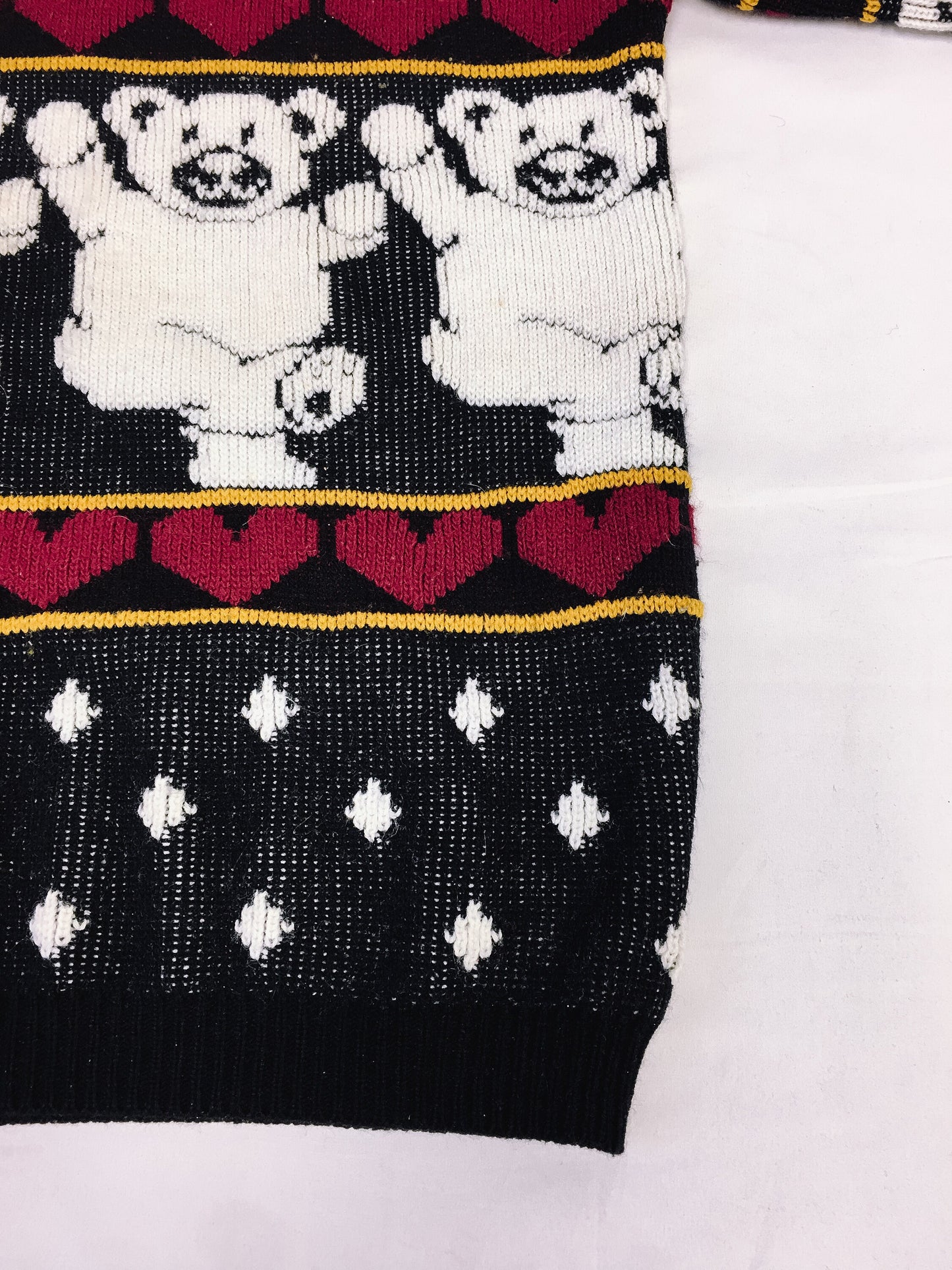 Vintage 1980s/1990s Delivery Ltd. Bear and Heart Crewneck Sweater, 80s/90s Valentine's Day Sweater, Made in USA