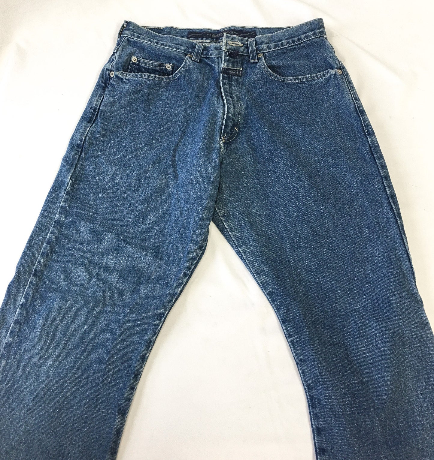 Vintage 90s Matithe Francois Girbaud Dark Wash Straight Leg Jeans, Men's Sz. 31, Made in USA