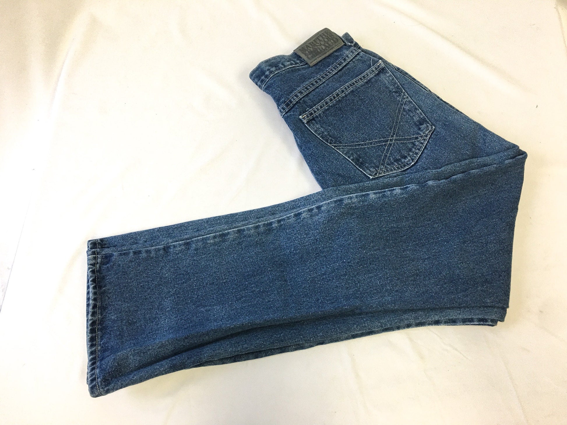 Vintage 90s Matithe Francois Girbaud Dark Wash Straight Leg Jeans, Men's Sz. 31, Made in USA